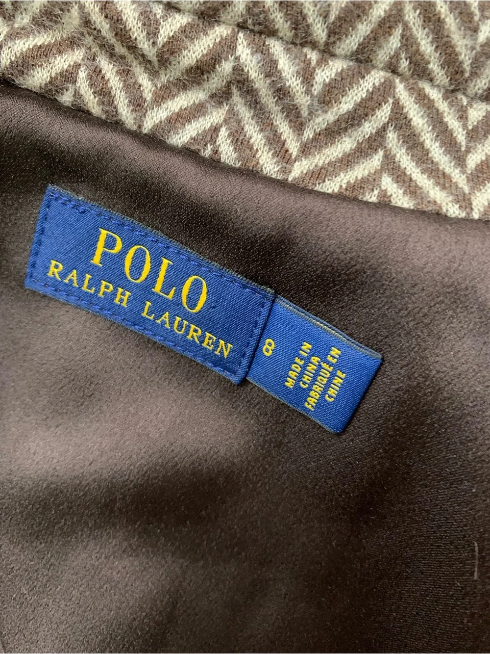 Polo by Ralph Lauren Brown Women's Blazer